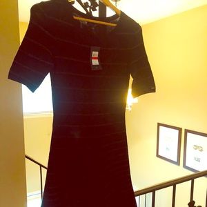 NWT Tommy Hilfiger navy blue/silver stripped dress